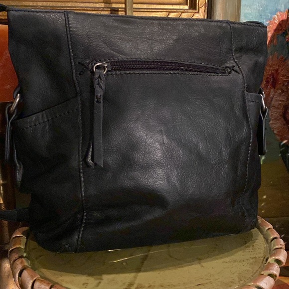 The Sak Leather Stitched Hobo Shoulder Bag - Picture 3 of 12